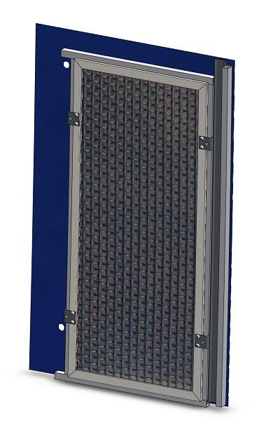 BQ6800G-A09-5507400 左四栅格仓门3D模型